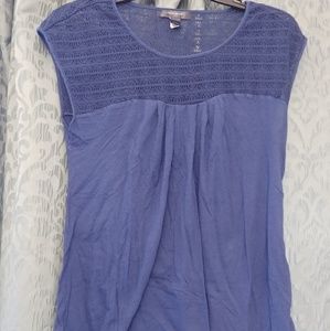 Banana Republic Blue Sleeveless Top